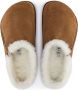 Birkenstock Premium Shearling Slippers met Kurk en Latex Voetbed Brown - Thumbnail 8
