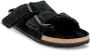Birkenstock Arizona Shearling Veloursleder Suede Narrow Pantoffels Black - Thumbnail 14