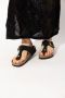 Birkenstock "Stijlvolle; Leren Flip Flops voor Vrouwen"; Zwart Dames - Thumbnail 4