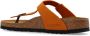 Birkenstock Nubuck Leather Flip Flops Orange Dames - Thumbnail 5