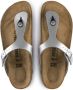 Birkenstock Gizeh BS Metallic Damesandaal Grijs Dames - Thumbnail 9