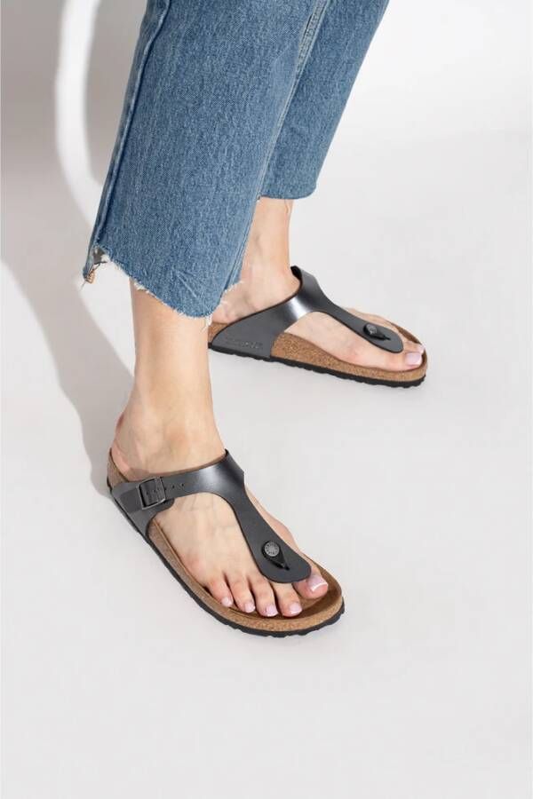 Birkenstock Gizeh BS slides Black Dames