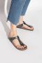 Birkenstock 1 21457 Gizeh teenslipper zwart metallic smal - Thumbnail 3