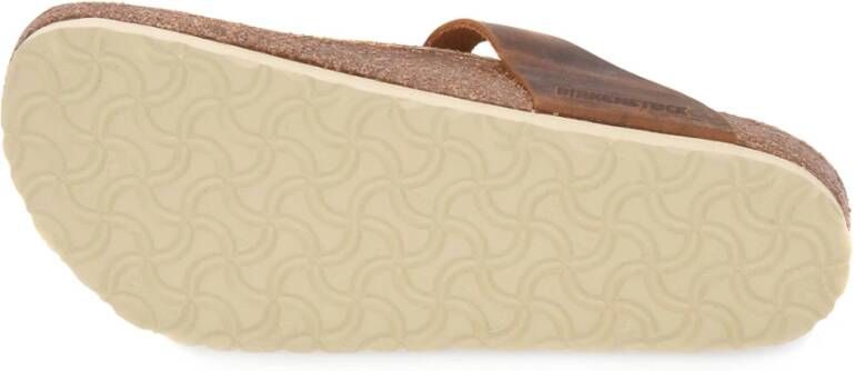Birkenstock Gizeh Gevlochten Cognac Geolied Calz S Bruin Dames