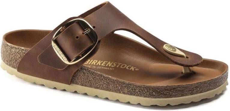 Birkenstock Gizeh grote sandalen Brown Dames