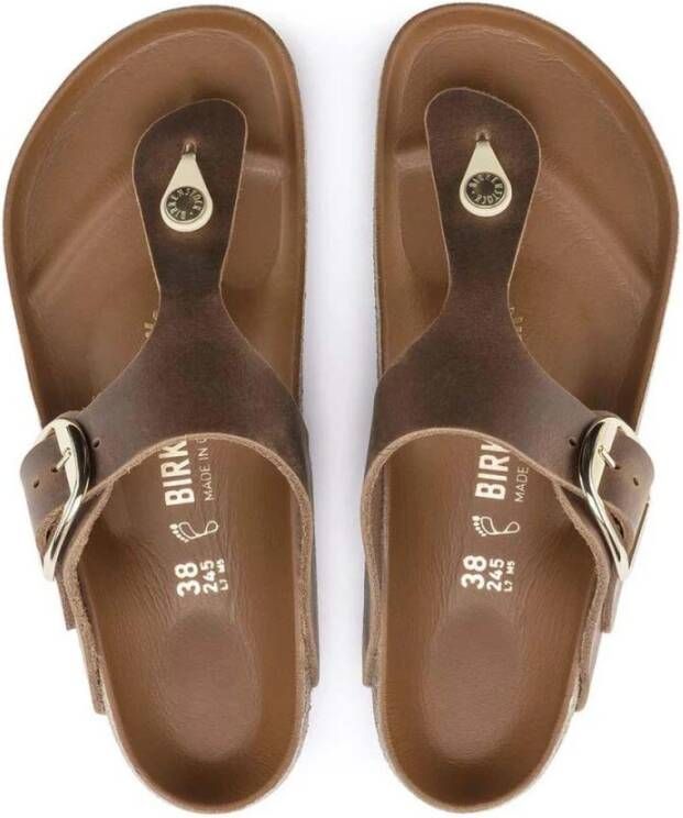 Birkenstock Gizeh grote sandalen Brown Dames