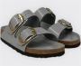 Birkenstock Arizona Big Buckle Slippers High Shine Stone Coin Narrow Fit Dames - Thumbnail 10