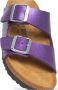 Birkenstock Glanzende Lizard Sandalen Purple Dames - Thumbnail 5