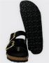BIRKENSTOCK Slippers Dames Milano Big Buckle Dames Maat: 40 Materiaal: Leer Kleur: Zwart - Thumbnail 8