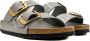 Birkenstock Grijze Glanzende Leren Sandalen Collectie Ss25 Gray Dames - Thumbnail 2