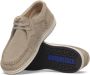 Birkenstock Suede LaceUp Moccasin Casual Shoes Beige Loafers - Thumbnail 5