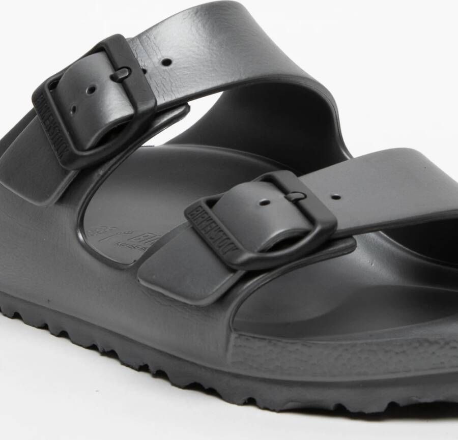 Birkenstock Grijze Sandalen met Dubbele Band Gray Heren