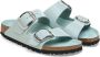 Birkenstock Groene Leren Gesp Sandaal Green Dames - Thumbnail 20