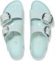 Birkenstock Groene Leren Gesp Sandaal Green Dames - Thumbnail 17