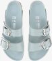 Birkenstock Groene Leren Gesp Sandaal Green Dames - Thumbnail 19