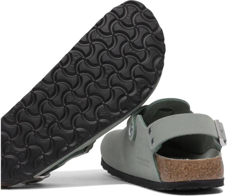 Birkenstock Groene Sandalen met Hielband Ontwerp