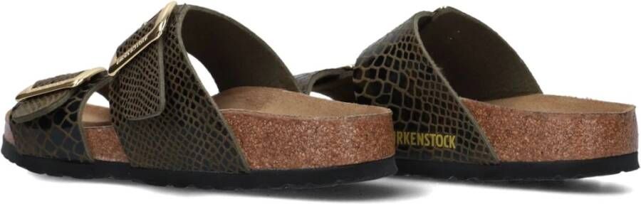 Birkenstock Groene Sydney Cushion Dames Slippers