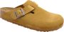 Birkenstock Bruine Corduroy Sandalen Leer Instapper Brown Unisex - Thumbnail 16