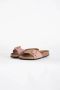 Birkenstock Madrid Roze Leren Slippers Pink Dames - Thumbnail 11