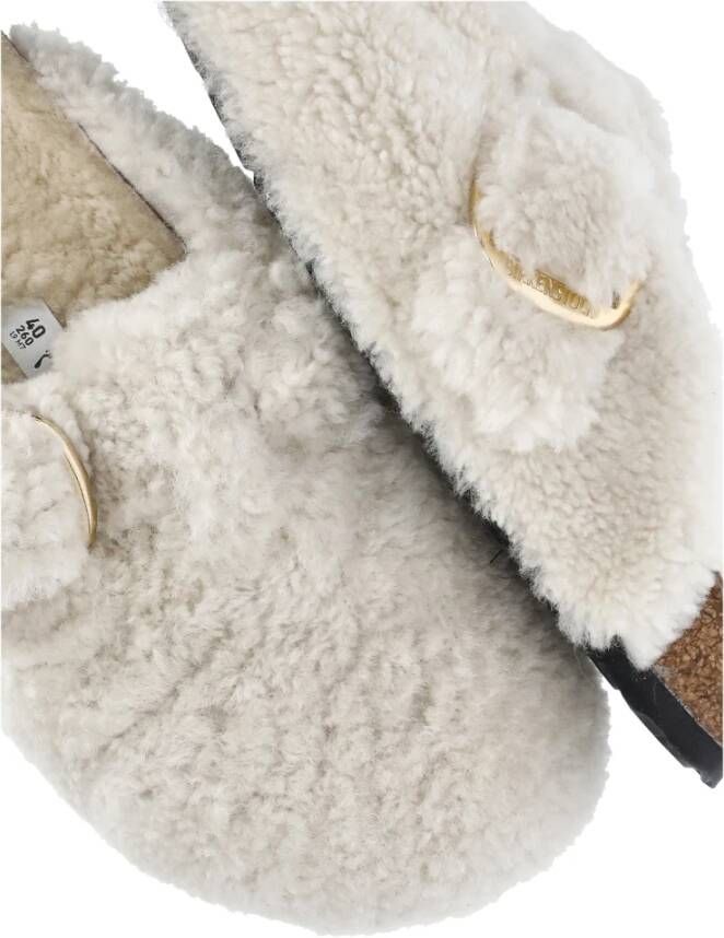 Birkenstock Boston slippers met plateauzool Beige - Foto 13