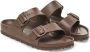 Birkenstock Chocoladebruine Dubbele Band Sandalen Brown Unisex - Thumbnail 18