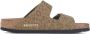 Birkenstock Sandalen Arizona Synthetic Leo Narrow Khaki - Thumbnail 11
