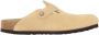 Birkenstock Beige Sandalen met Suède Bovenwerk en Verstelbare Metalen Gesp Beige - Thumbnail 5