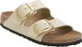Birkenstock Klassieke Big Buckle Nubuck Lederen Sandalen Ecru Beige Dames - Thumbnail 4