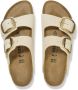 Birkenstock Klassieke Big Buckle Nubuck Lederen Sandalen Ecru Beige Dames - Thumbnail 6