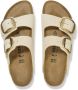 Birkenstock Klassieke Big Buckle Nubuck Leren Sandalen Ecru Beige Dames - Thumbnail 14