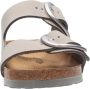 Birkenstock Arizona Dames Slippers Dove Gray Narrow fit | Grijs | Nubuck - Thumbnail 7