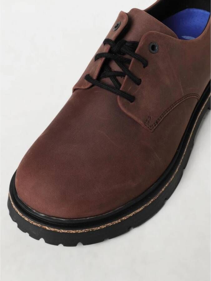 Birkenstock Klassieke Bruine Suède Leren Brogueschoenen
