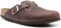 Birkenstock Klassieke Geoliede Lederen Klompen Brown Heren - Thumbnail 2