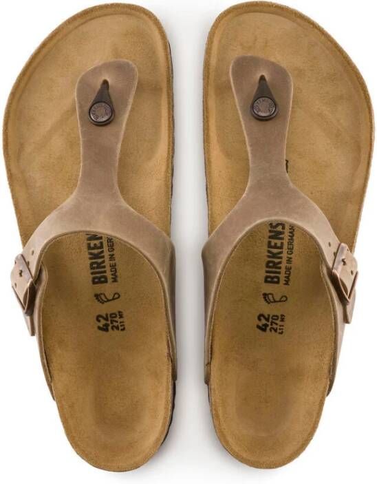 Birkenstock Klassieke Gizeh damessandaal Bruin Dames