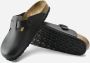 Birkenstock slipper BOSTON Black narrow Naturleder Smooth Leather - Thumbnail 12