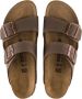 Birkenstock Bruine Logo Zijgesp Sandalen Brown Dames - Thumbnail 3
