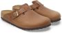 Birkenstock Boston Slippers Cognac Narrow Fit Unisex - Thumbnail 7