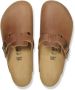 Birkenstock Boston Slippers Cognac Narrow Fit Unisex - Thumbnail 9