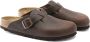 Birkenstock Klassieke Lederen Sandalen Brown Heren - Thumbnail 5