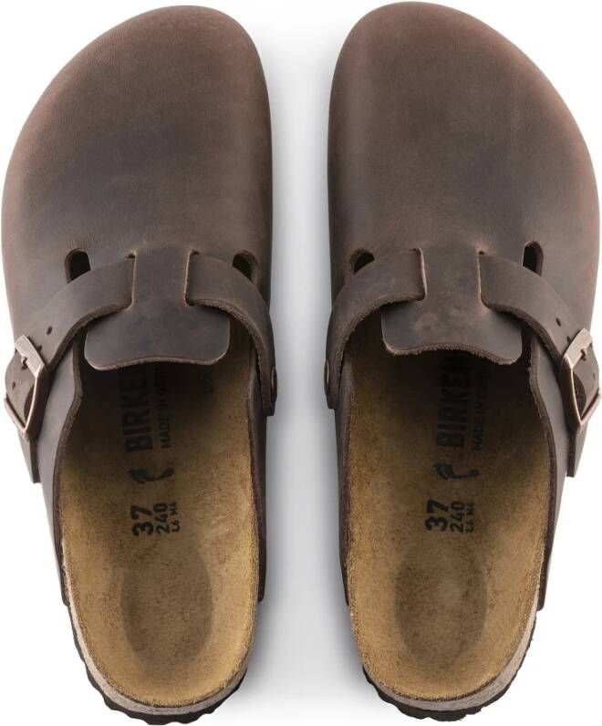 Birkenstock Klassieke Lederen Sandalen Brown Heren
