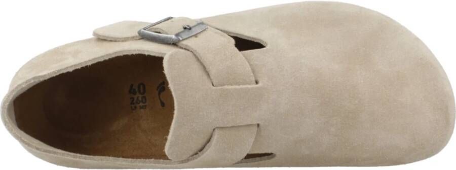 Birkenstock London Ballerina`s Beige Dames