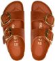 Birkenstock Oranje Leren Sandalen met Verstelbare Banden Orange Dames - Thumbnail 20