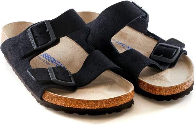 Birkenstock Klassieke Tweebandsandale Blue Heren