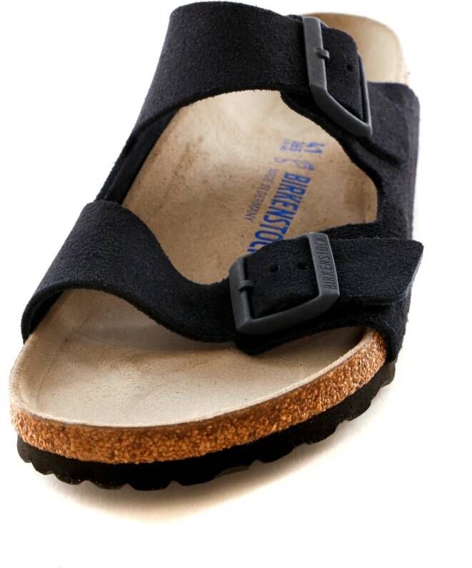 Birkenstock Klassieke Tweebandsandale Blue Heren