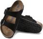 Birkenstock Klassieke tweestrooks damesandaal Zwart Dames - Thumbnail 7