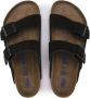 Birkenstock Klassieke tweestrooks damesandaal Zwart Dames - Thumbnail 5