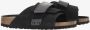 Birkenstock Kyoto Sandalen Zwart Velours Leer Black Dames - Thumbnail 6