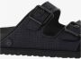 Birkenstock Klassieke Zwarte Slippers Black Heren - Thumbnail 5