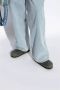 Birkenstock Clogs Boston Big Buckle Shearling Green Dames - Thumbnail 2
