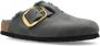 Birkenstock Clogs Boston Big Buckle Shearling Green Dames - Thumbnail 4